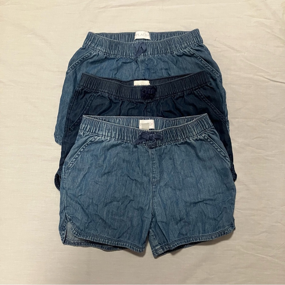 The Children’s Place Denim Pull Up Shorts Size 12